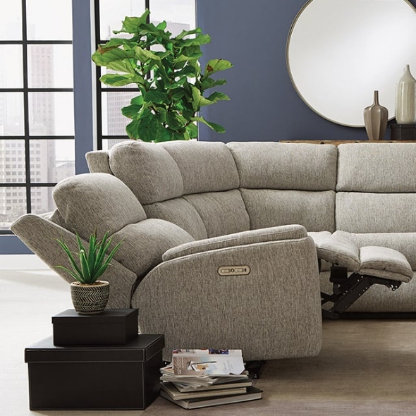 A Flexsteel sofa and recliner | Living Room Furnishings